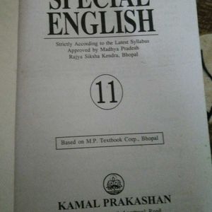 Special English Book Class 11th