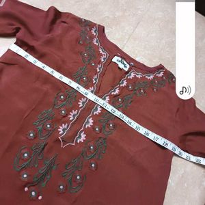 Transparent New Embroidery Top