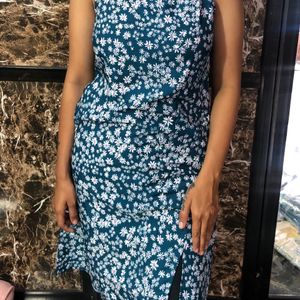 New Blue Aline Dress