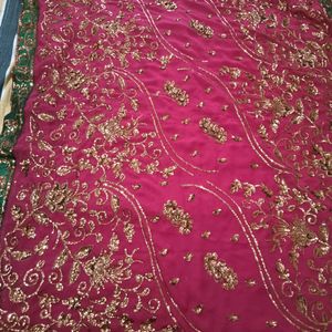 Heavy Squance Work Saree