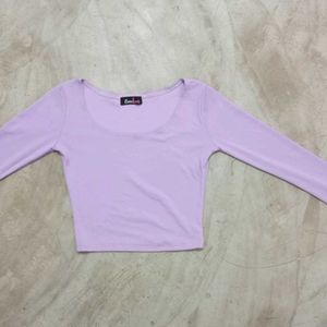 Full Sleeves Lavender Top