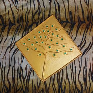 Golden Yellow Tree Wall Decor