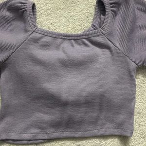 SSS Lavender Crop Top