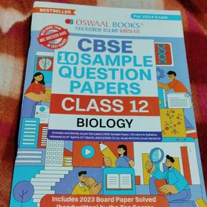 Oswaal Sample Paper Book Biology Class 12.