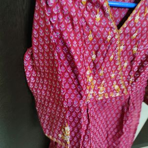 Global Desi Kurta Rani Pink Kurt