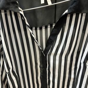 Black & white Striped Shirt