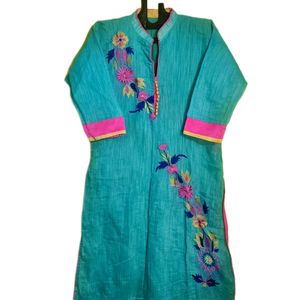 Embroidery Design Kurti ♥️