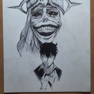 Solo Leveling Anime Pen Art .