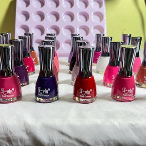 NAIL POLISH NUDE COLOR COMBO TREY 24PCS