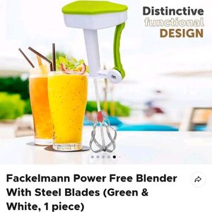 Fackelmann Power Free Blneder with Steel Blades