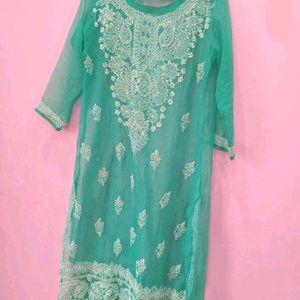 Chikankari Plazo Dupptta Set