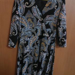 Paisley Pattern A-Line Dress