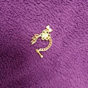 1 Gram Gold Nose Pin