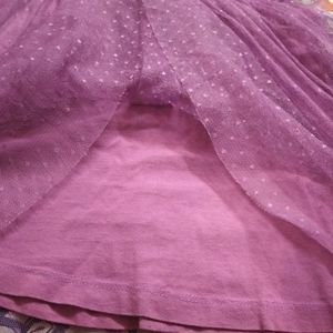 Purple Frock For Baby Girl