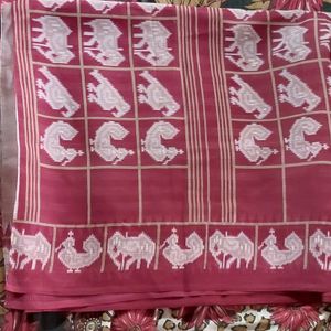 Classic Bird Printed Saree