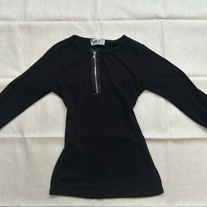 BLACK FULL SLEEVE TOP