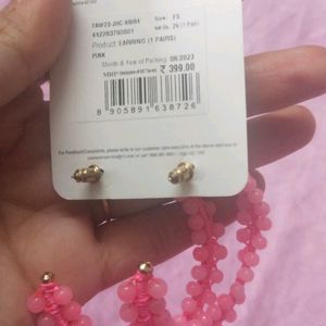 Pink Earrings