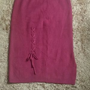 Rib Knit Skirt. Strechable