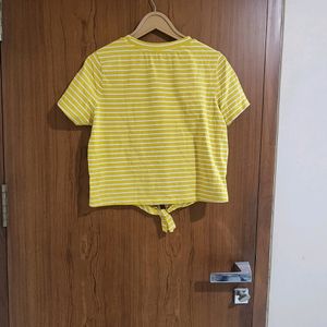 Mustard Yellow Stripes Tee