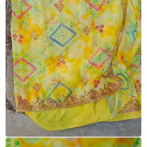 Chunri Print School Work Sarees