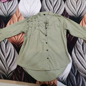 green designer shirt