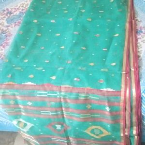 Brand new light weight thread work saree &fall