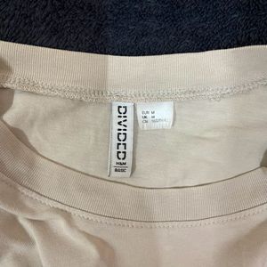 H&M Beige T-shirt