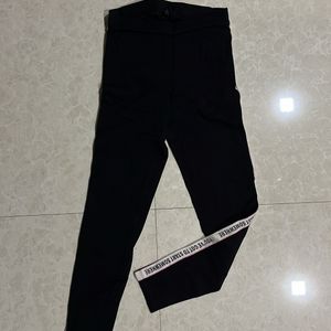 Zara Black Stretch Trousers