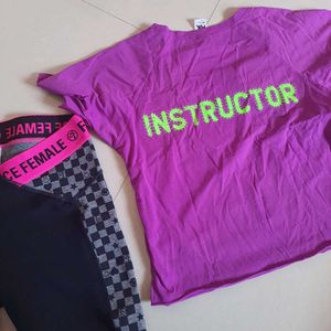 Zumba Wear Legging T Shirt