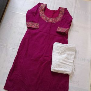 Kurti Plazo Set (4 Inch Margin)