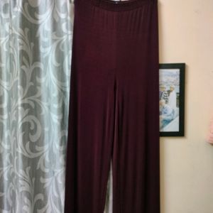 OFFER💕Red Wine Flowy pant