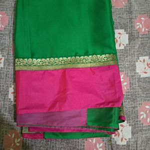 Green Saree Like New