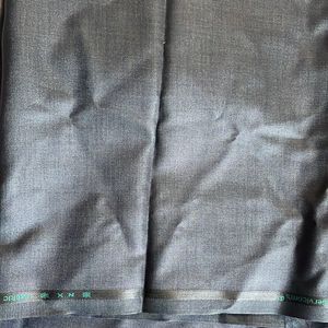 Grey Pant Material (130 Length 140 Breadth)