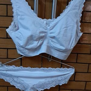 Combo Of Four Imported Fabric Bra N Panty