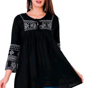 Short Kurti for Women | Embroidered