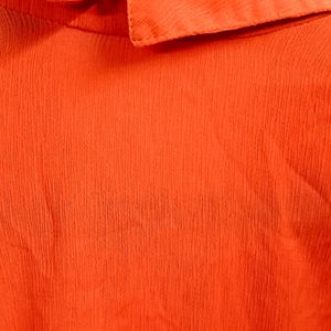 Orange Long Top