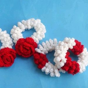 Crochet Rose Gajra