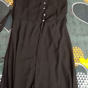 Black Cut Kurti For College