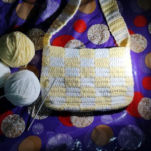 Crochet Shoulder Bag Handmade