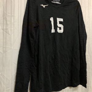 Mizuno Black Long Sleeve T Shirt