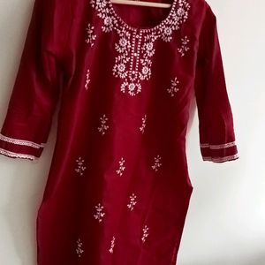 New Kurta Maroon Colour