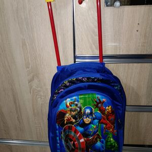 Trolly Backpack For Boys Avengers 18 Inch