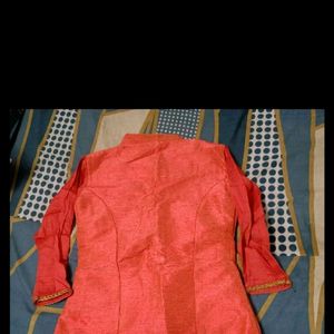 Once Worn Peach Full Blouse