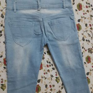 Blue Denim Jean's For  Women