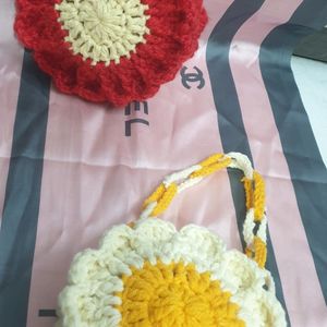 Crochet Flower Bag