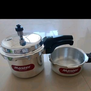 Master 2l+3l Cooker Aluminium Induction Brand New