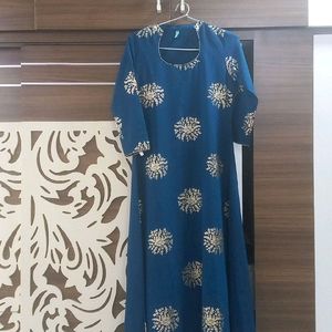 Brillant Blue Kurta Set