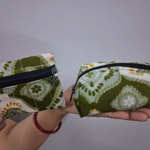 Set of 2 Handmade Pouches