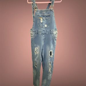 Blue Denim Overalls