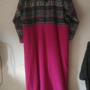 Pink Anarkali Kurti